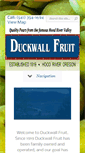 Mobile Screenshot of duckwallfruit.com